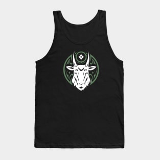 Vintage Capricorn Zodiac Symbol // Proud Capricorn Horoscope Sign Astrology Tank Top